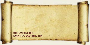 Jagoda Stamenković vizit kartica